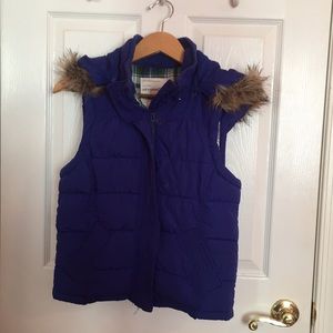 Blue Aeropostale puffer vest
